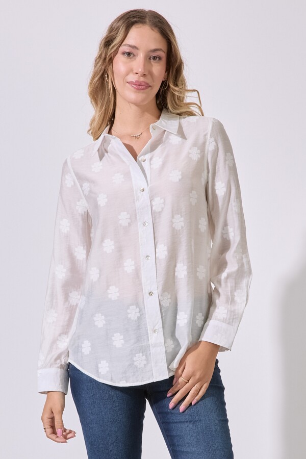 Camisa Bordada CRUDO