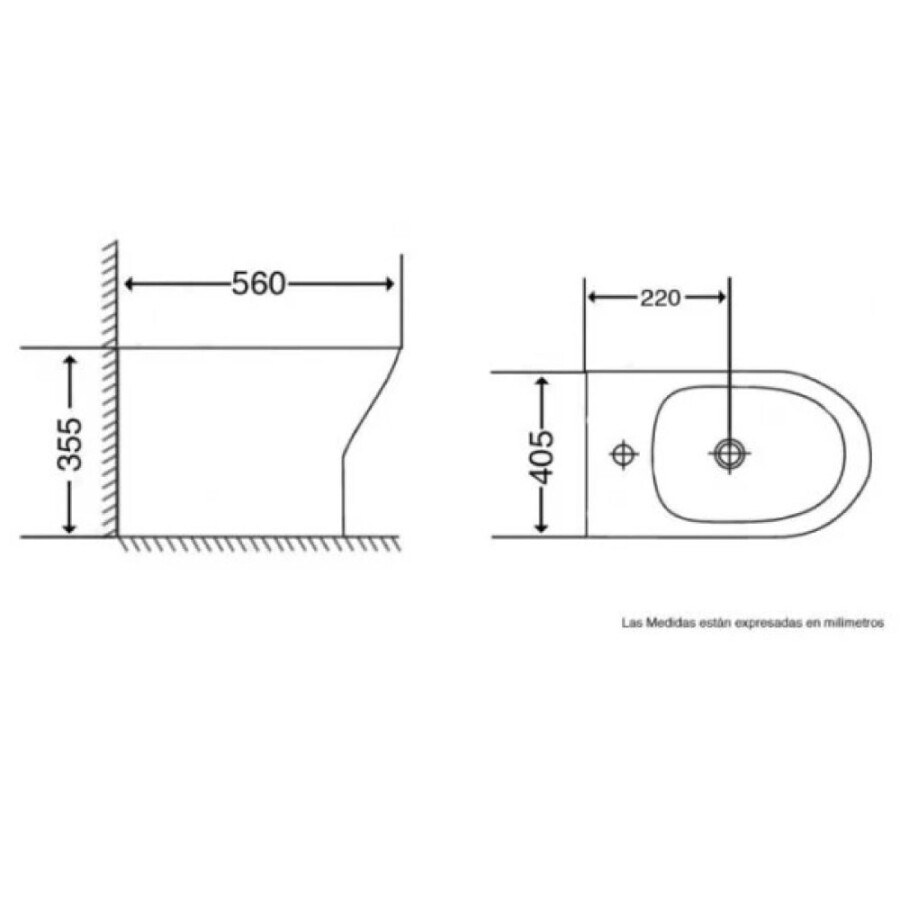 Bidet Toscana Un Agujero Bidet Toscana Un Agujero