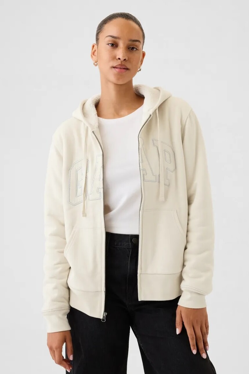 Canguro Con Corderito Logo Gap Mujer Chino