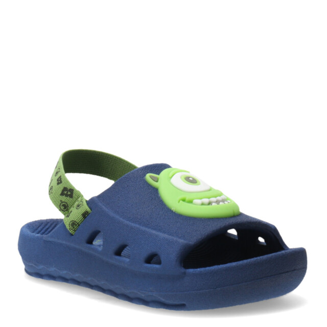 Sandalias Infantiles Disney Slide Baby Azul - Verde
