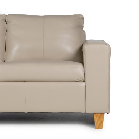 Rinconera Royale - Cuero Básico - Chaise Izquierdo 519 (Beige)