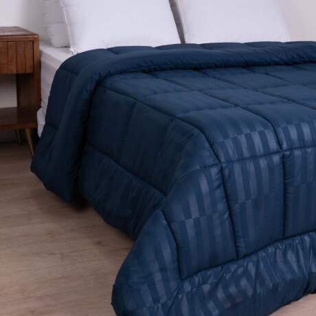 ACOLCHADO 1 PLAZA POLIESTER AZUL EMBOSSED MARINO