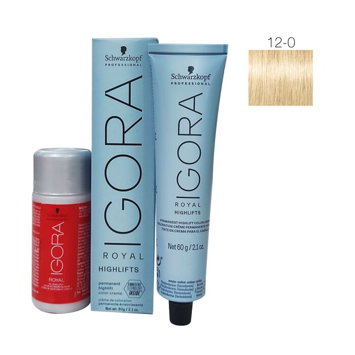 IGORA ROYAL TINTE SUP ACL N12-0 60ML+AG única