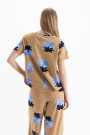 REMERA CRISTAL Camel