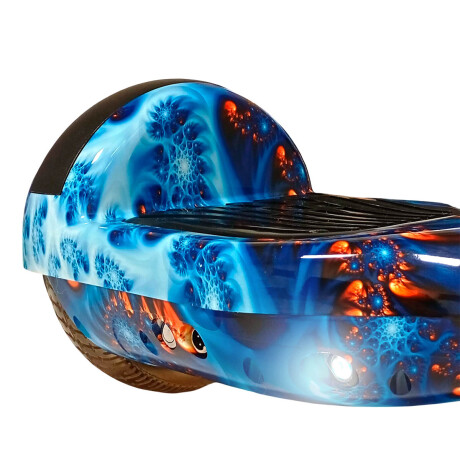 Skate Hoverboard Eléctrico 6.5 Bluetooth Luces Led N1 Azul
