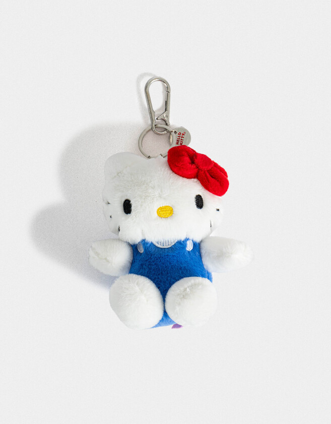 Llavero Peluche Llavero Y Charm Peluche "hello Kitty" - Combinacion Multicolor