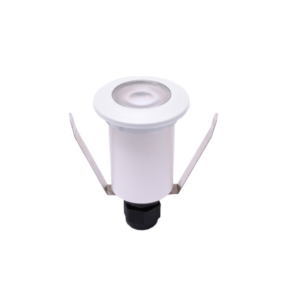 Luminaria embutir para techo blanca 1,7W cálida Ø50mm IP55 FL0949