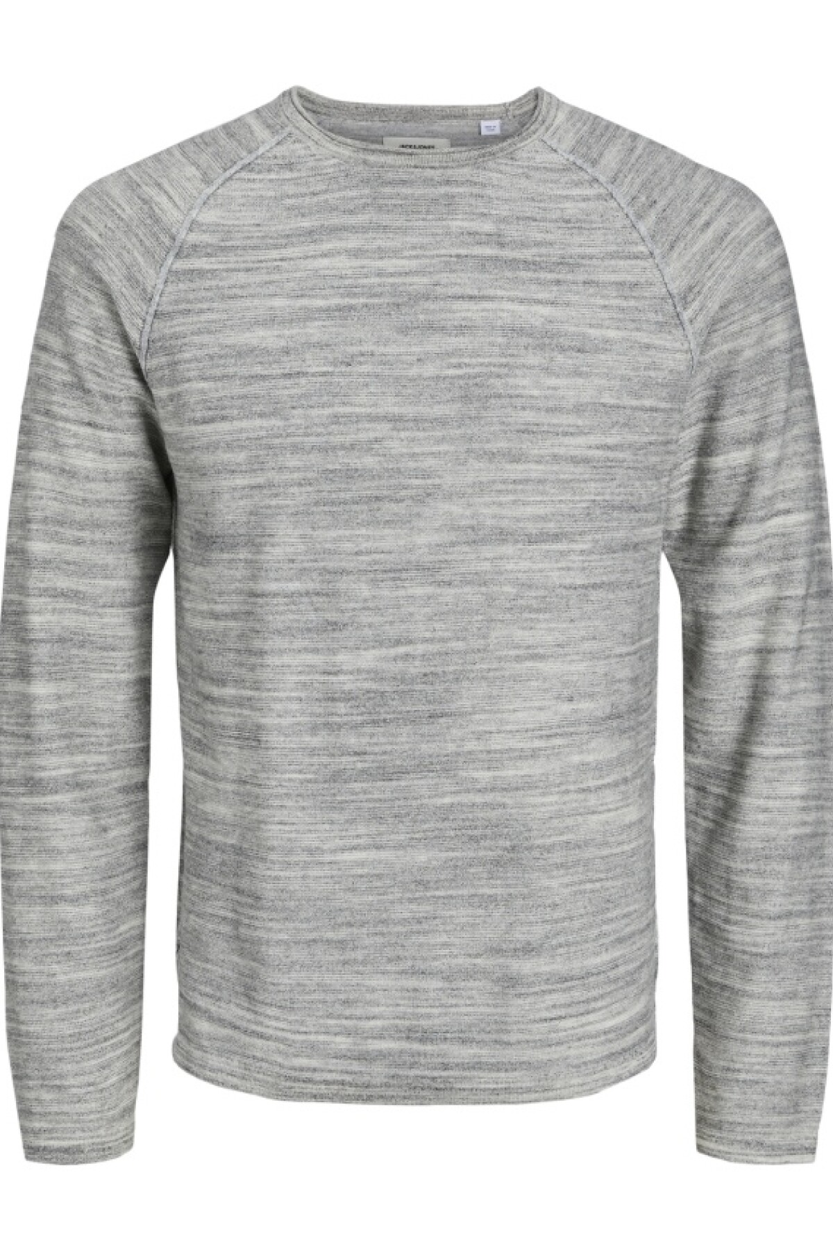 Sweater Hunion Tejido Jaspeado Y Ligero Light Grey Melange