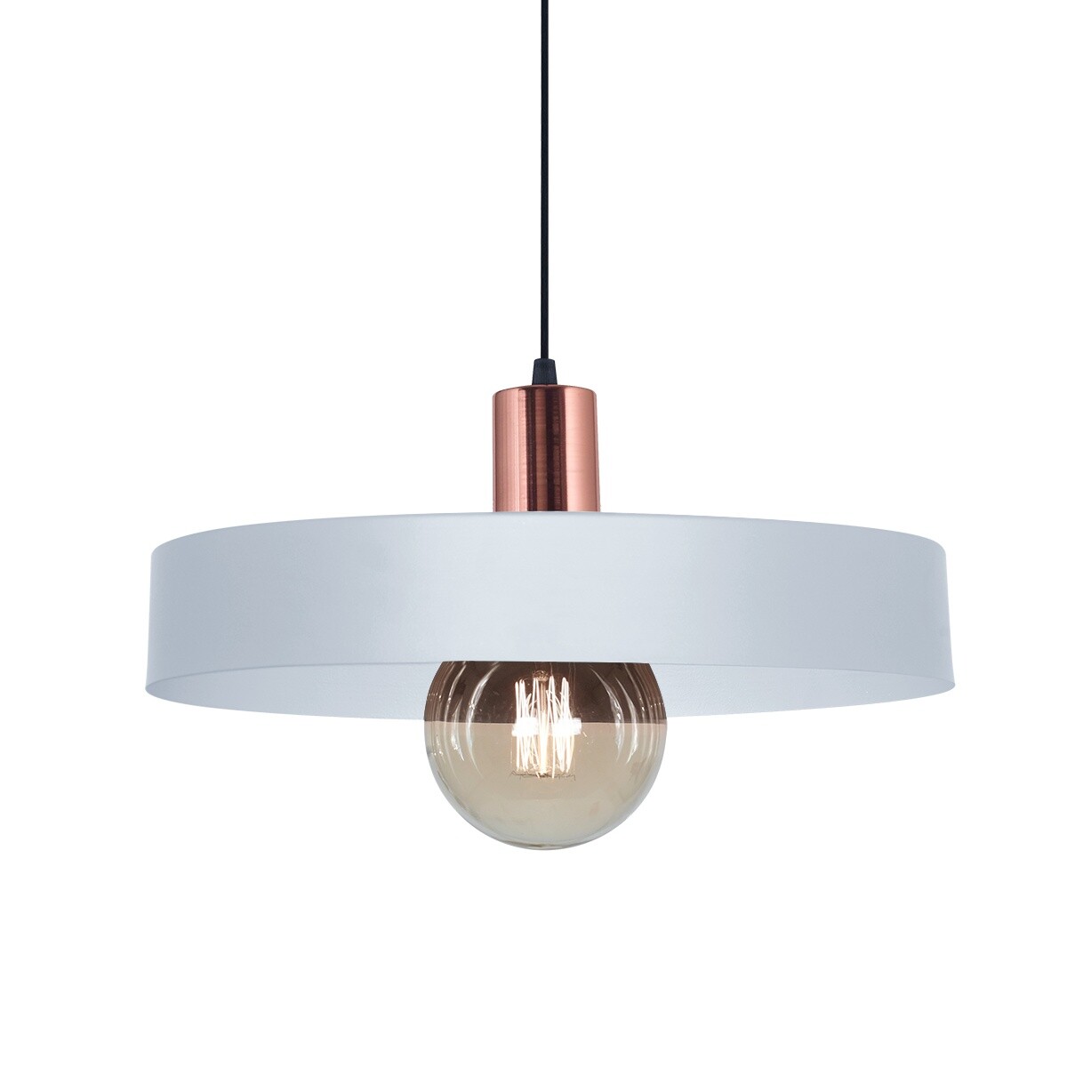 COLGANTE 1L BALCARCE BLANCO Y COBRE 