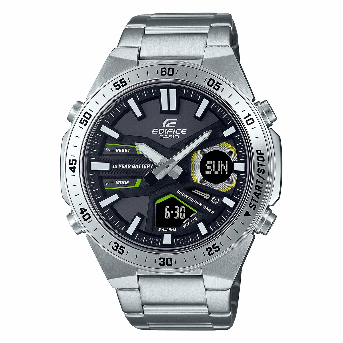 Reloj CASIO EDIFICE EFVC110D-1A3VDF en Acero Plata Esfera 51mm 