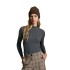 POLERA GALATEA S-XXL GRIS OSCUR