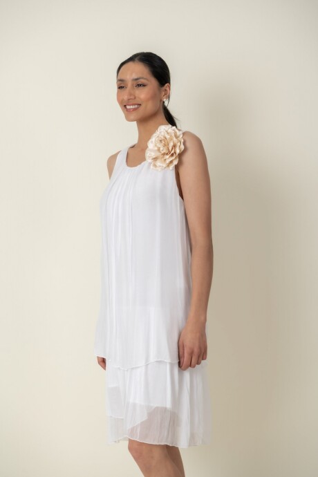 VESTIDO AMAPOLA Blanco