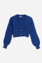 Cardigan con manga balloon AZUL