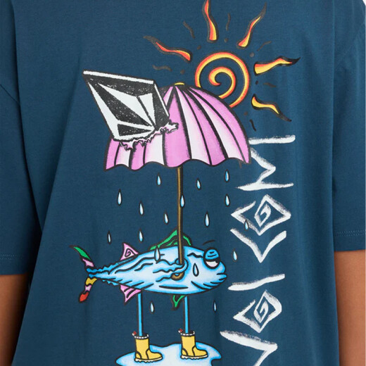 Remera Volcom ABG SUNFISH BSC SST Niño - Azul Remera Volcom ABG SUNFISH BSC SST Niño - Azul