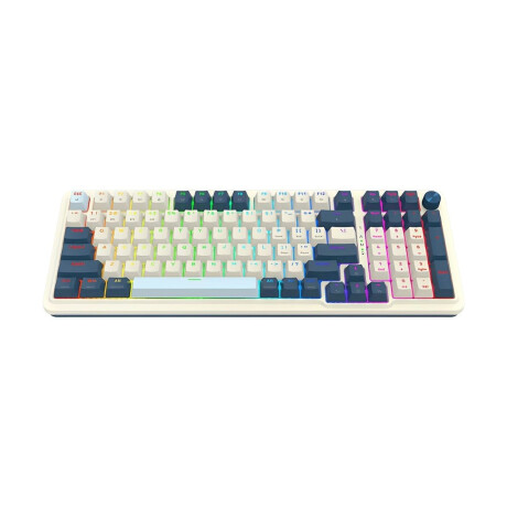 Teclado Gamer Redragon Eisa Max K686 RGB White Black Teclado Gamer Redragon Eisa Max K686 RGB White Black
