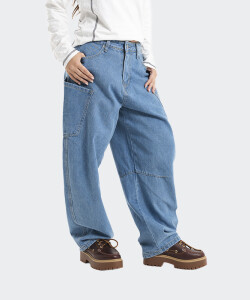 Pantalón Pulau Denim Baggy Azul