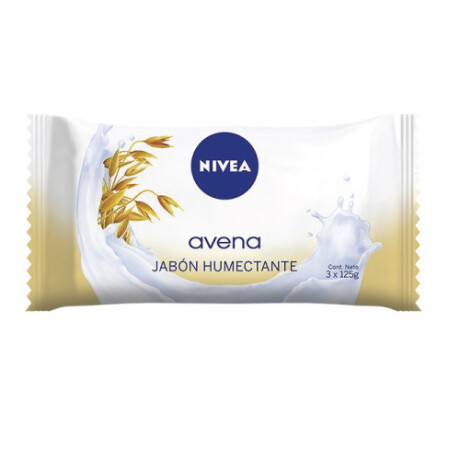 Nivea Jabon Avena Pack X3 125gr Nivea Jabon Avena Pack X3 125gr