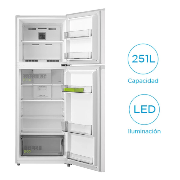 Heladera Midea Mdrt346mtr01 251 L HELADERA MIDEA 251L MDRT346MTR01