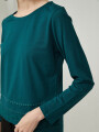 Remera Giorgia Petroleo Oscuro