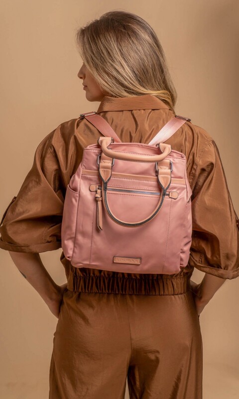 BANDOLERA VAINILLA ROSA MAUVE