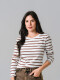REMERA VALERIA CRUDO Y CHOCOLATE