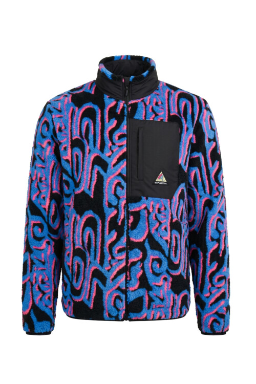 Campera O'Neill California Neo-Vintage Azul/Rosa