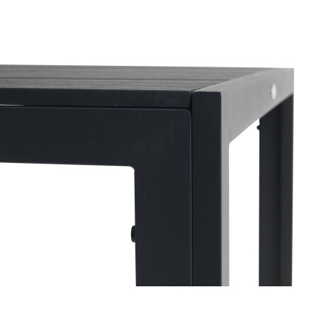 Mesa de jardín MADERUP A90xL205 negro Negro