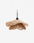 Pantalla para lámpara de techo Pontos de yute con acabado natural Ø 50 cm Pantalla para lámpara de techo Pontos de yute con acabado natural Ø 50 cm
