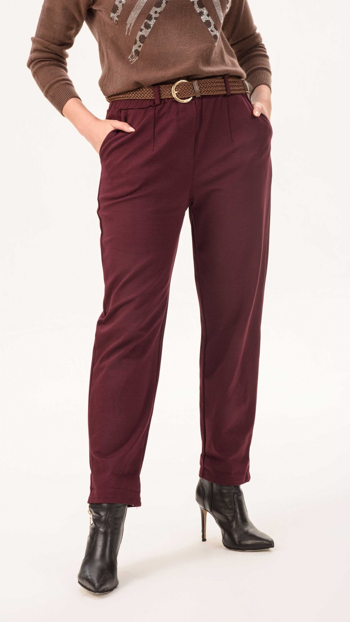 Pantalón Matilde Bordó