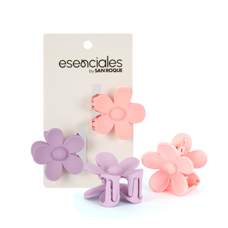 Pinza de Pelo Esenciales by San Roque Rosada y Violeta Pinza de Pelo Esenciales by San Roque Rosada y Violeta