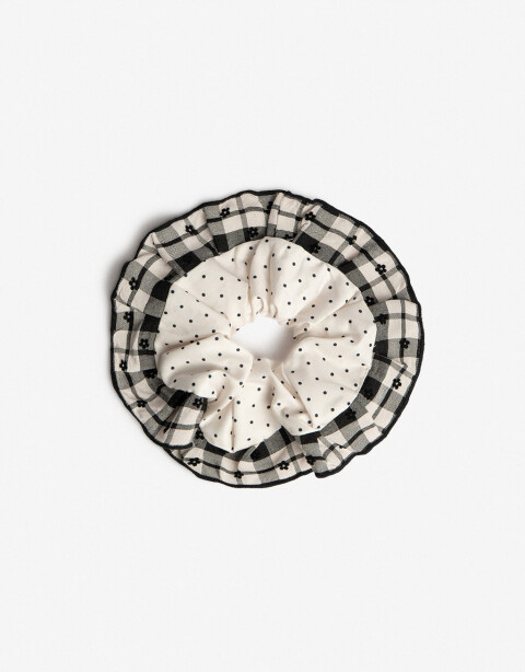 Skunzies Estampados Maxi Scrunchie Estampado - Estampado Geometrico