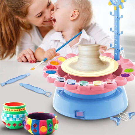 Set Máquina P/ Arcilla Completo Artesanías Infantil Jug026001