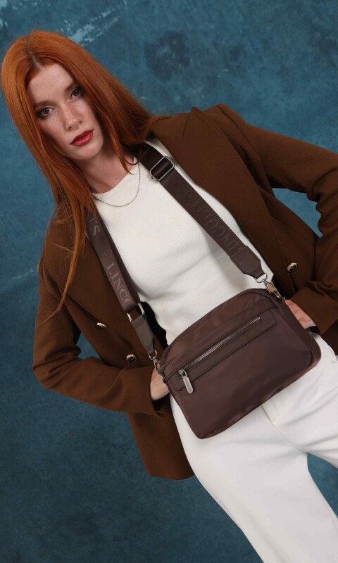 BANDOLERA MORRAL JENGIBRE CACAO