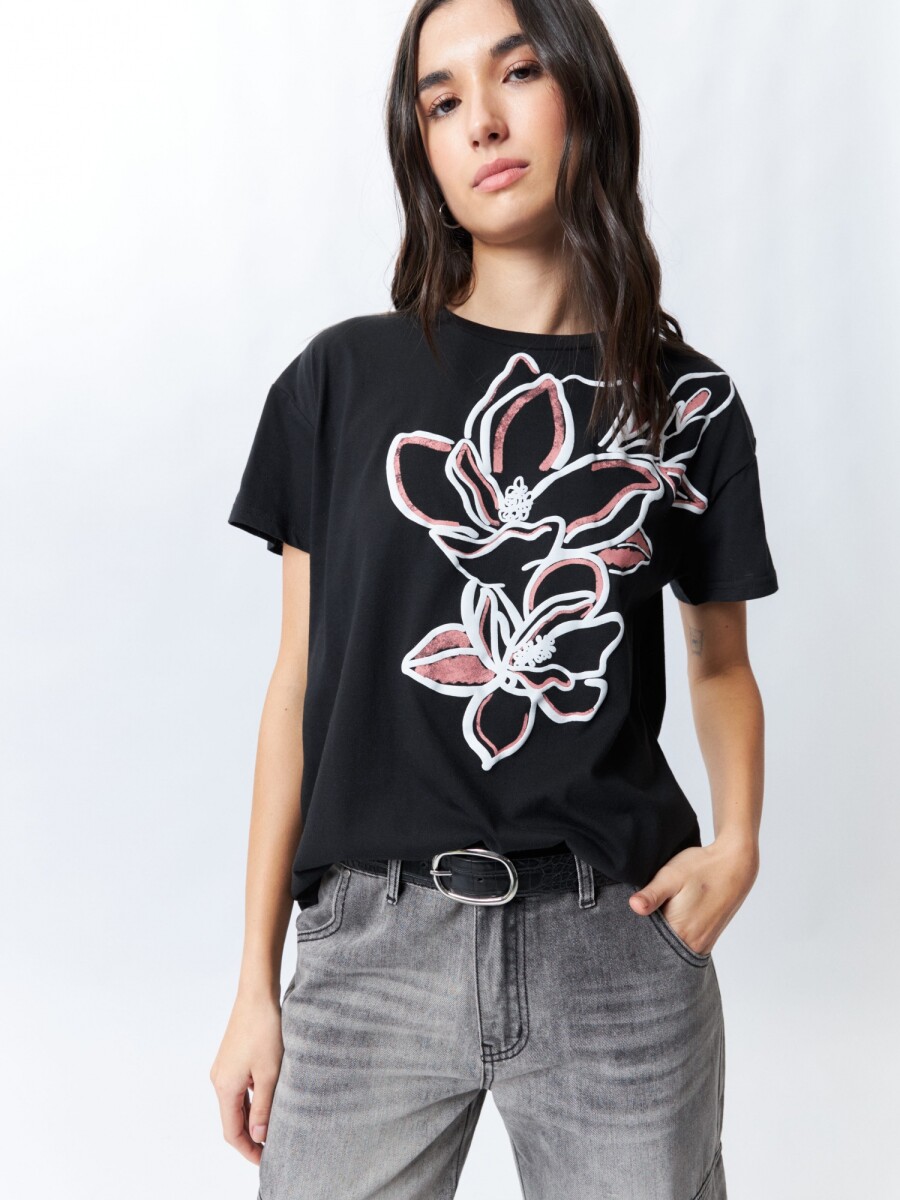 REMERA RIACHE - Negro 