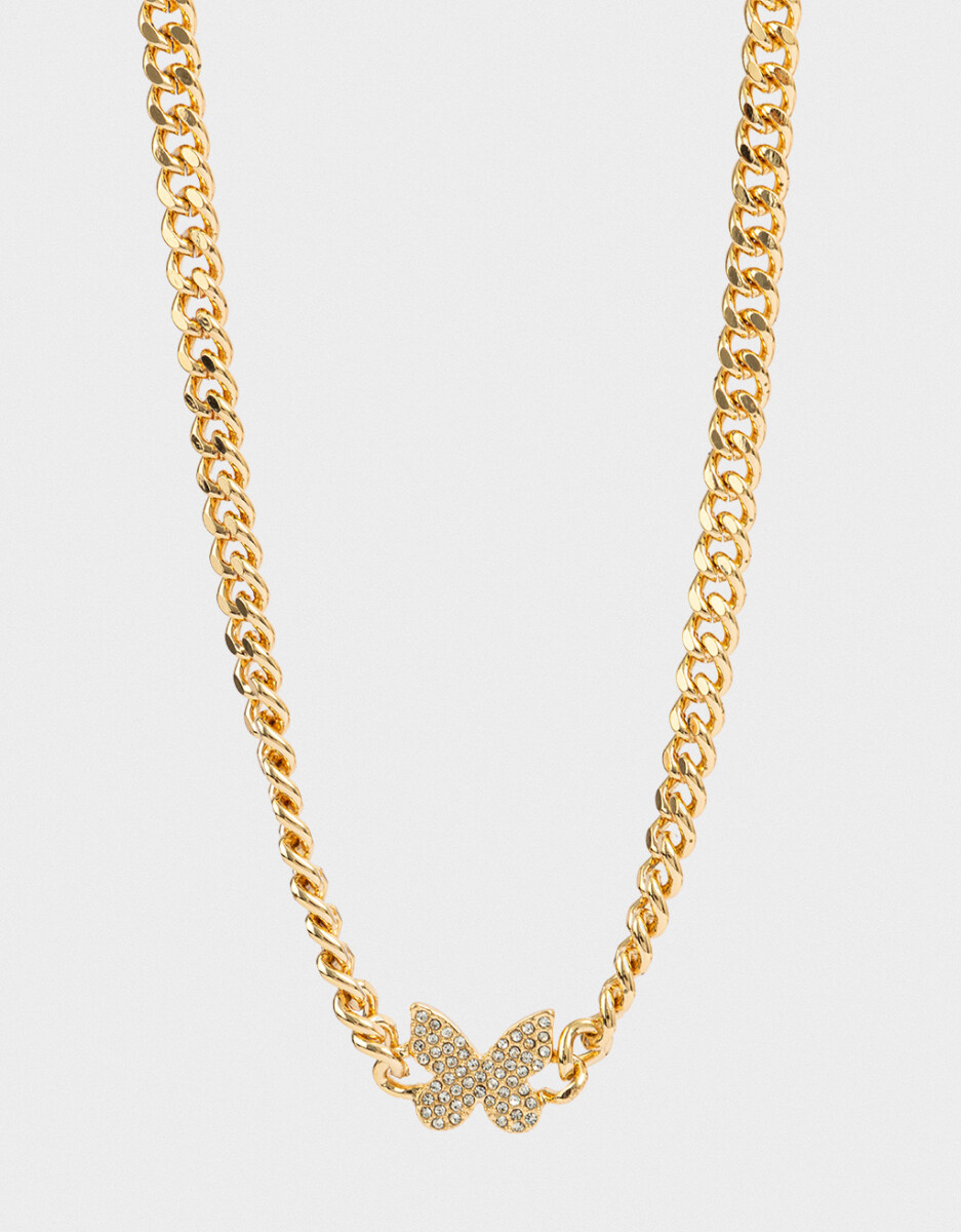 Collar Con Mariposa 