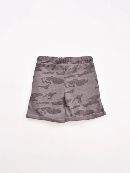 SHORT FAUSTO GRIS