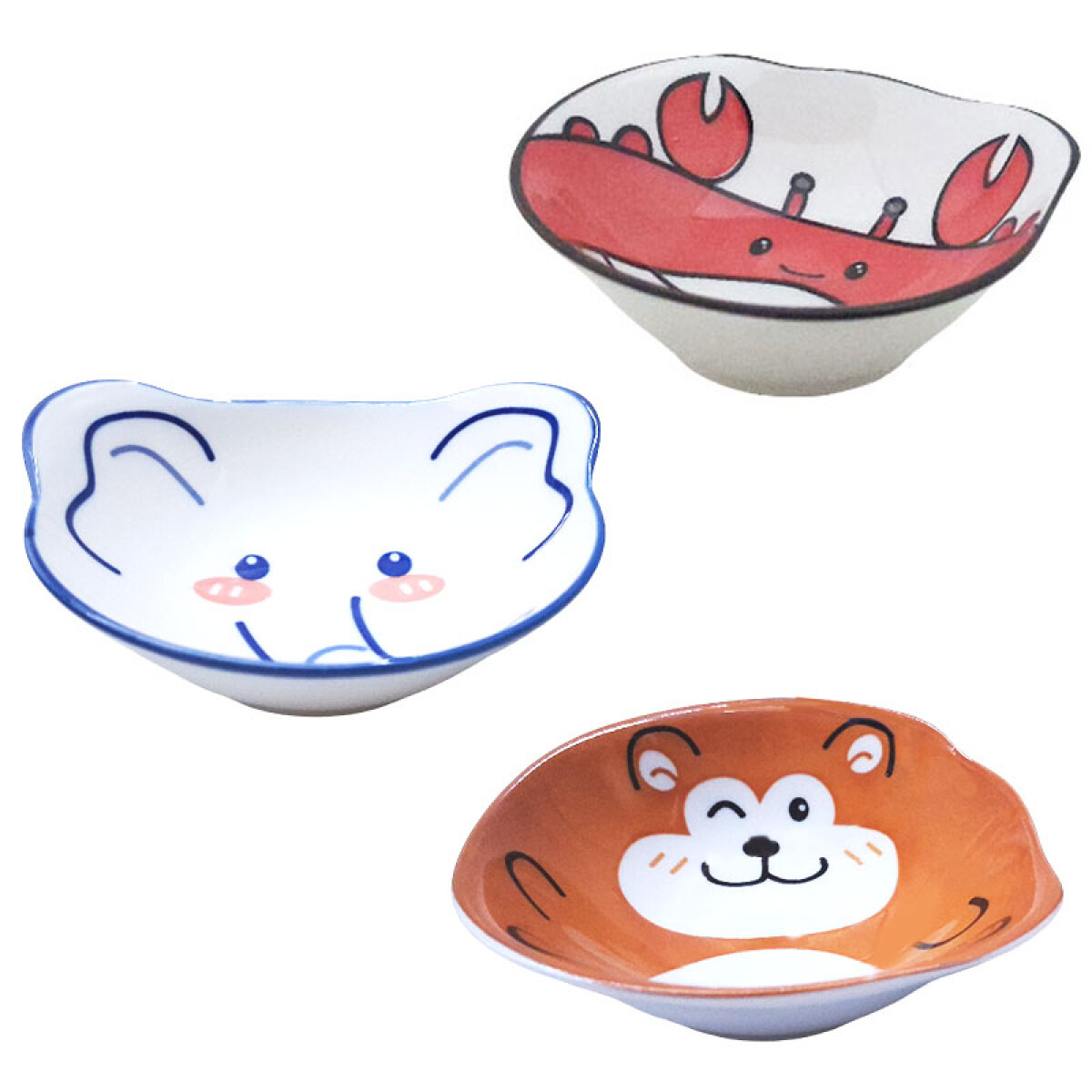 Salsera de cerámica 3 diseños - Salsera De Cerámica 3 Diseños 