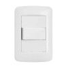 PLAQUETA INTERRUPTOR UNIPOLAR BLANCO MOLVENO Plaqueta Interruptor Unipolar Blanco Molveno