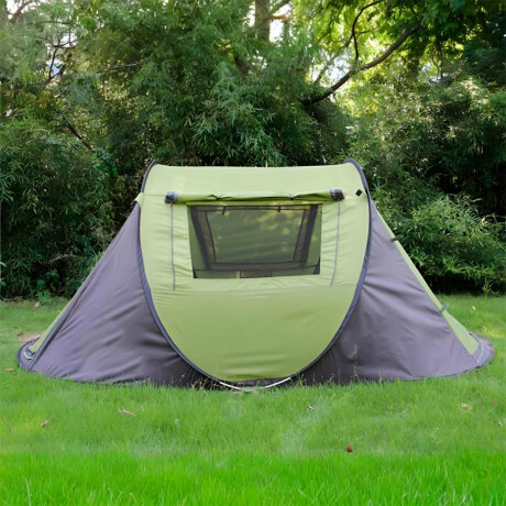 Carpa Pop-up Para 2 Personas C/ventana 245x150x95 Verde
