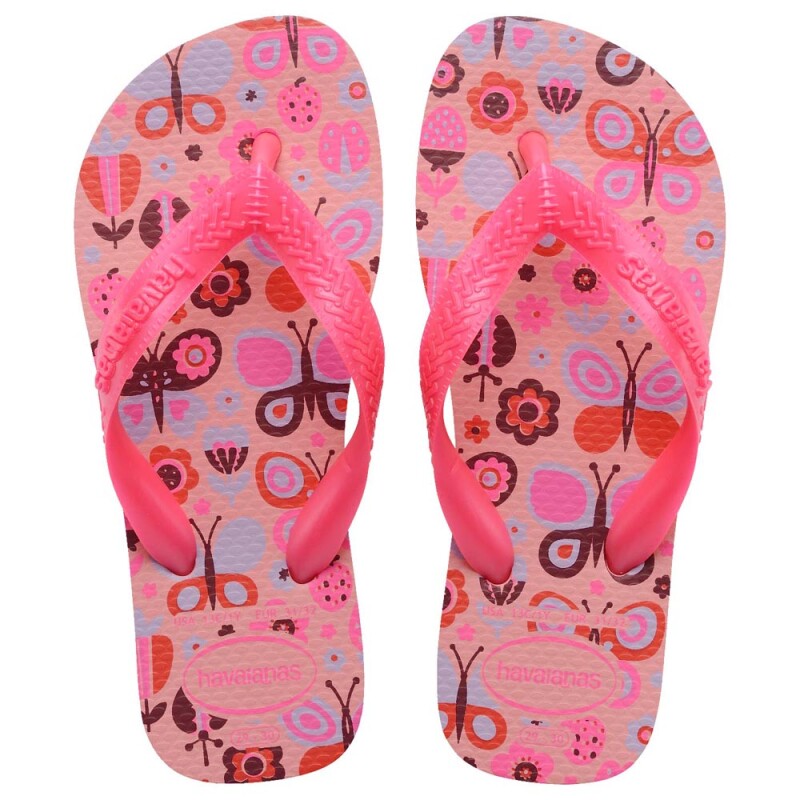 Sandalias Havaianas Kids Flores FC Niños Rosa Mango