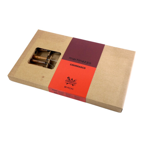 JUEGO CUBIERTOS 24PCS MANGO MADERA MARTINAZZO CAJA JUEGO CUBIERTOS 24PCS MANGO MADERA MARTINAZZO CAJA