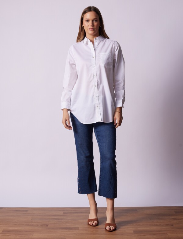 Camisa Tencel BLANCO