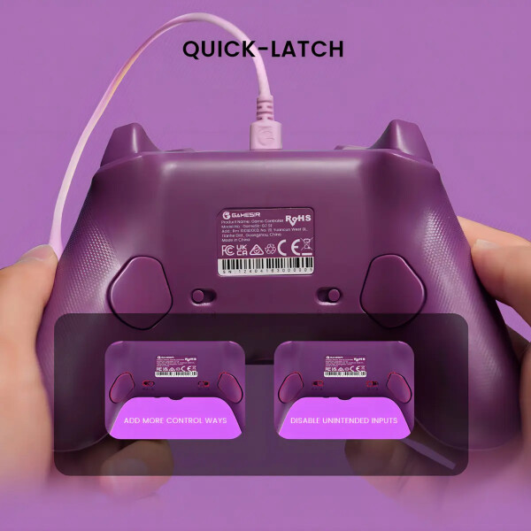 Joystick Gamesir G7 Se Para Xbox Y Pc Cableado VIOLETA