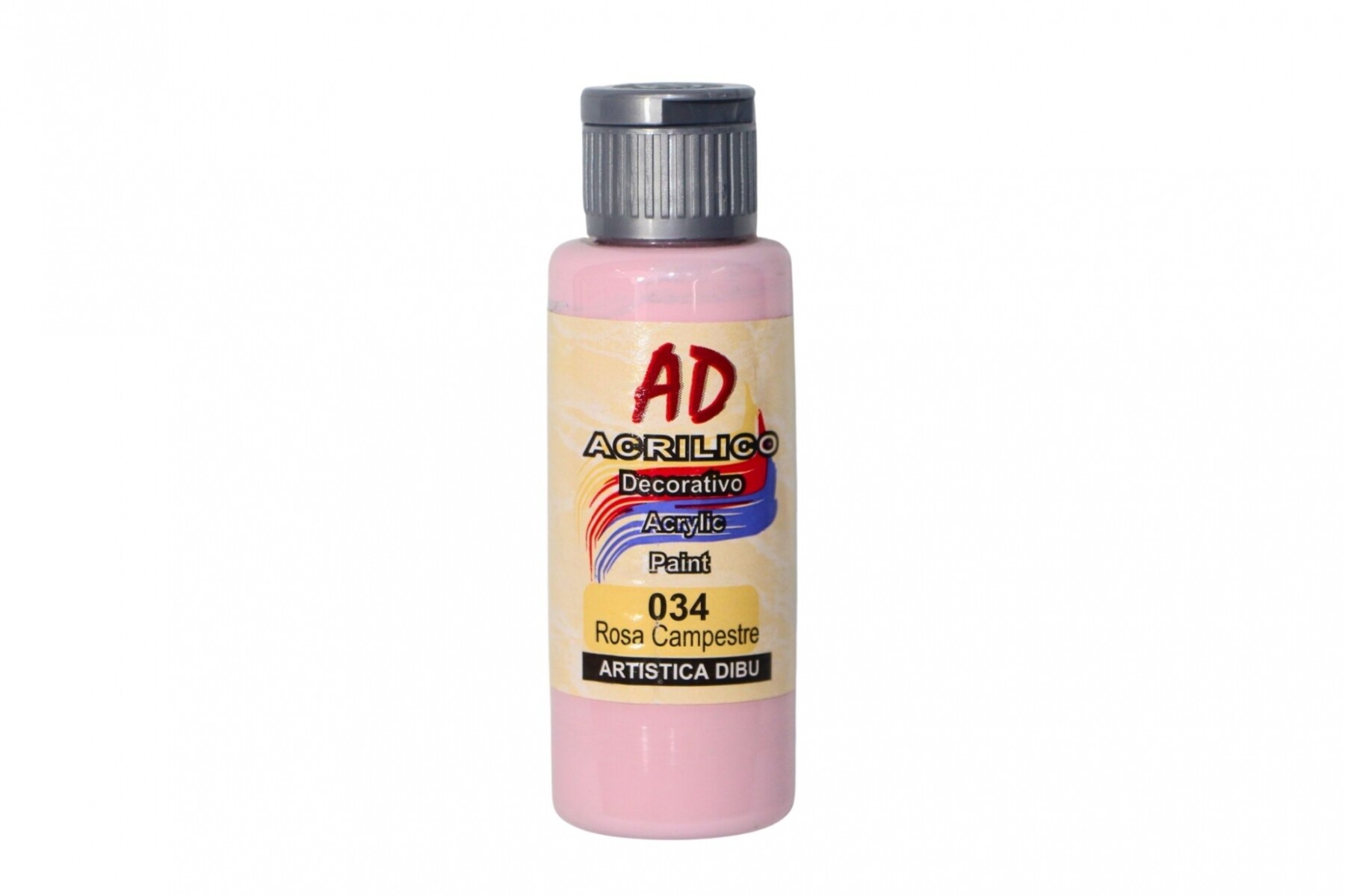 PINTURA ACRILICA ARTISTICA DIBU 60 ML. DIFERENTES COLORES - COLOR ROSA CAMPESTRE 034 