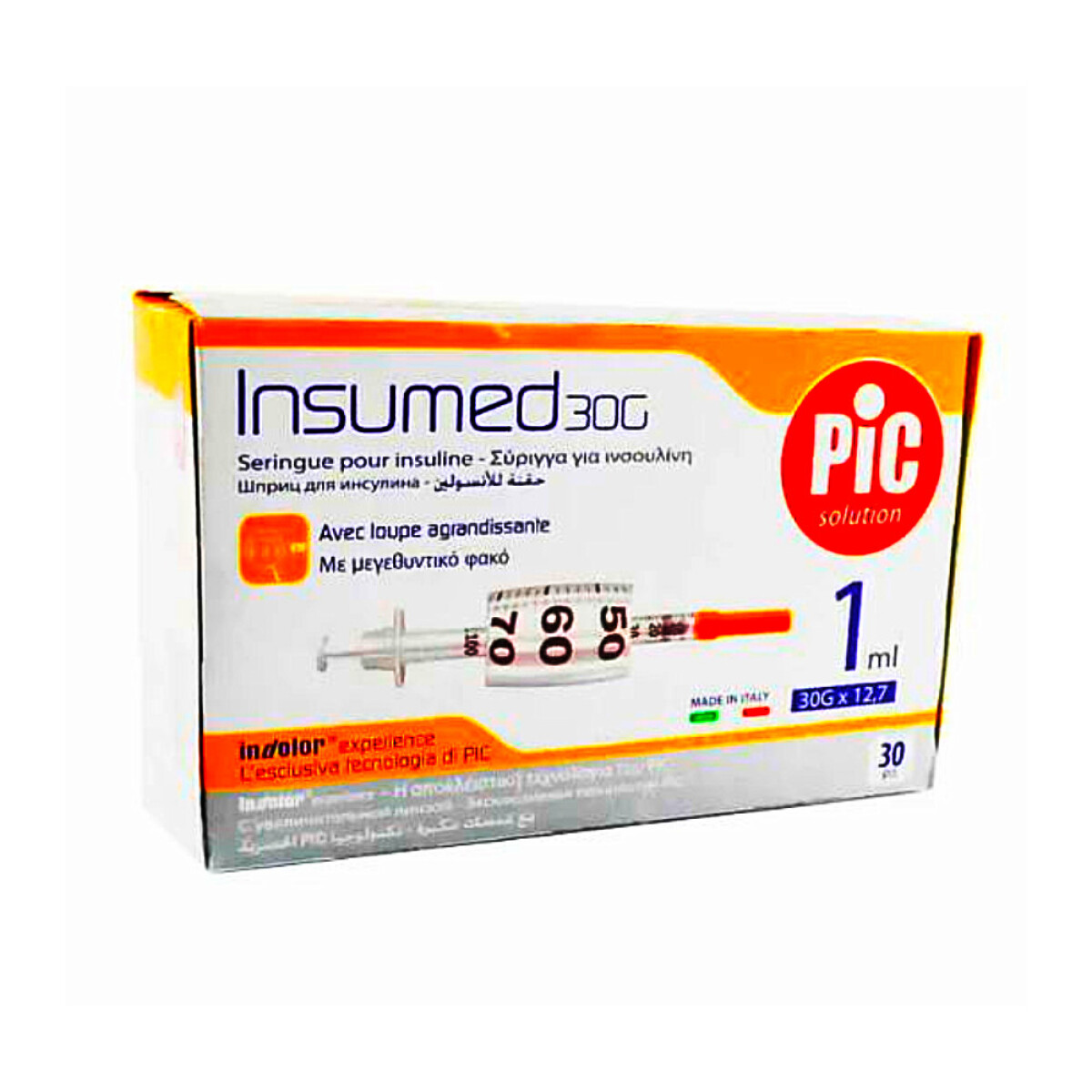 JERINGA INS.1ML 100UI.AGUJA F. CJX30 