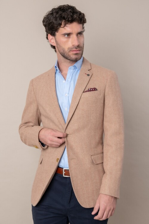 Saco Harries classic fit Camel