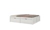 Cama Madera Maciza Con Cajones - Queen - Linea beauty Blanco