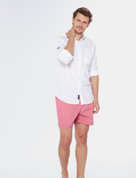 SHORT DE BAÑO LISO CORTO Rosa