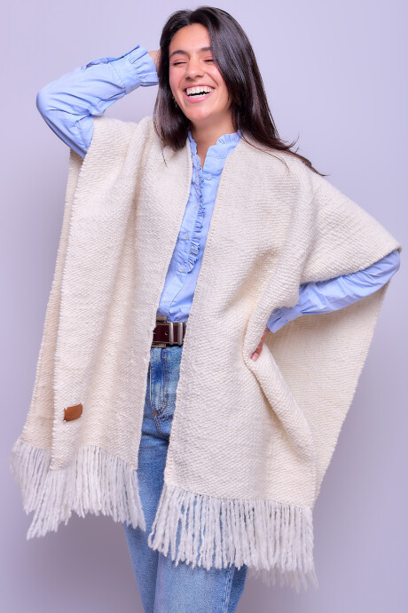 Ruana Merino en Telar Ruana Merino en Telar