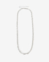 Collares Cortos Metal Collar De Acero Men´s Collection - Plateado